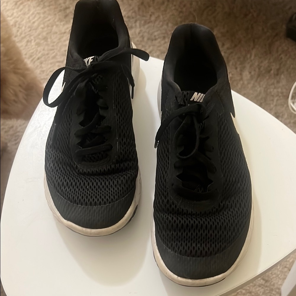 Nike Black Mesh Sneakers